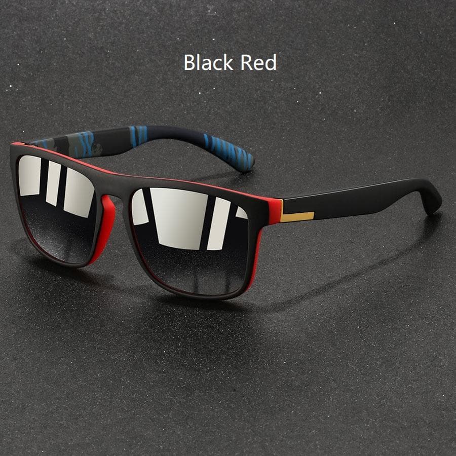 Fashion Vintage Square Sports Sunglasses for Men Women UV400 Anti Glare Designer Sun Glasses Fishing Driving Eyewear