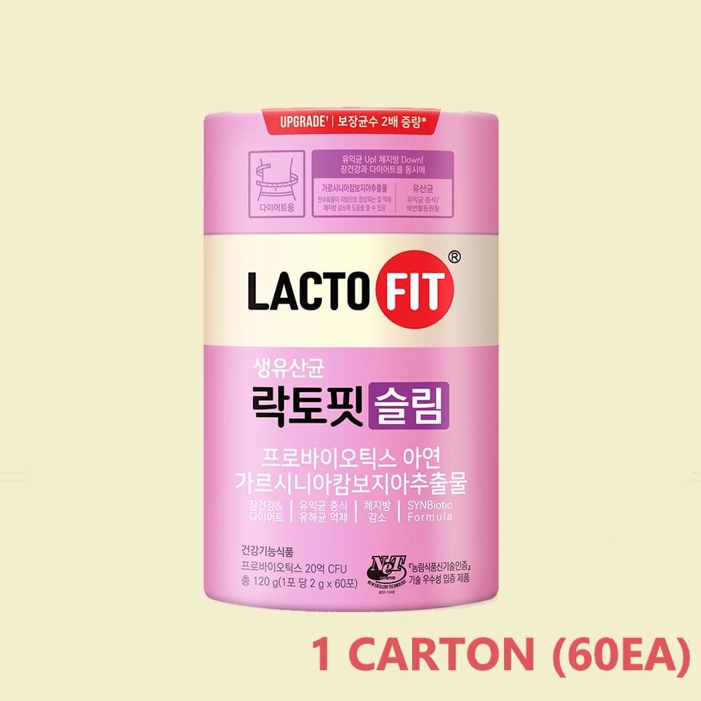LACTOFIT SLIM PROBIOTICS SUPPLEMENT Value Pack 60ea / CARTON 1 carton(60ea)