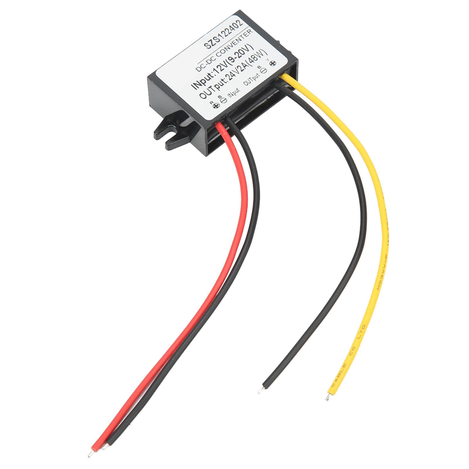 DC to DC Step Up Module IP67 Waterproof PP Housing Boost Voltage Converter Module 12V 9?20V to 24V