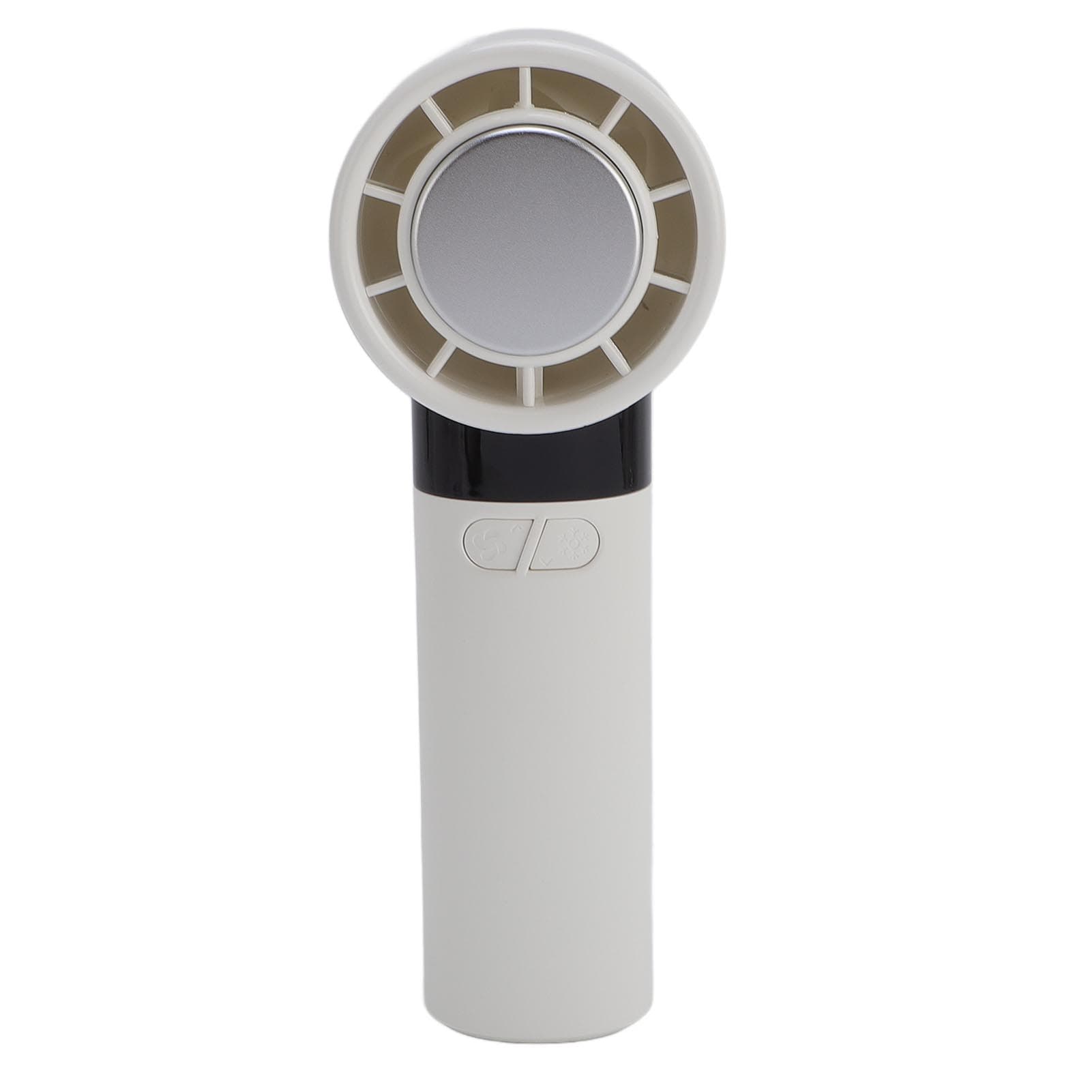 Handheld Cooling Fan Adjustable Wind Speed Personal Cooling Fan with Hook for Travel Outdoor white