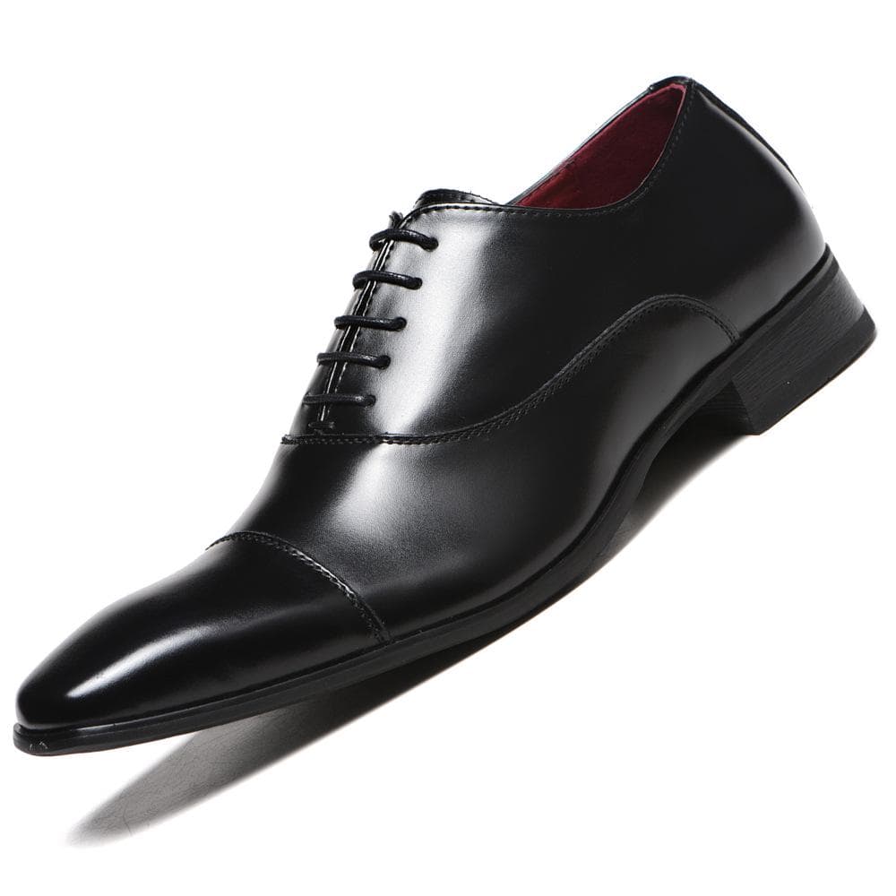 2019 Men's Shoes Men's Business Shoes Formal Shoes Men's Casual Breathable Loafers 42 black