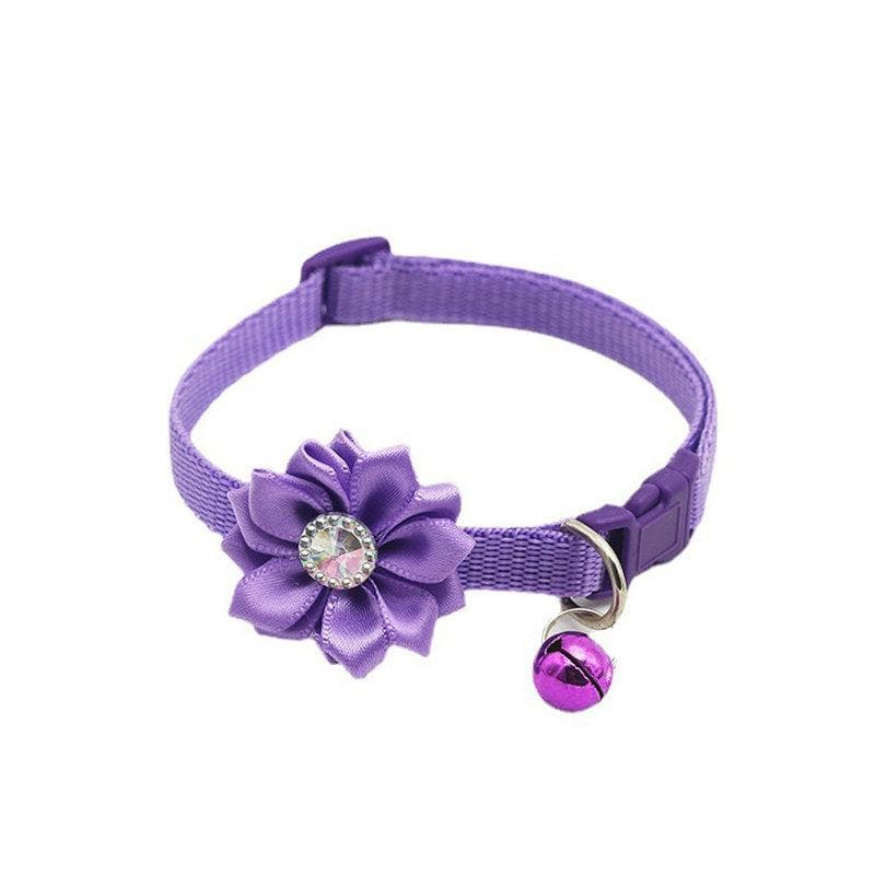 Cat Collar Ornament Supply Pet Bell Flower Collar Dog Collar Dog Products Dog Accessories 19-32cm
