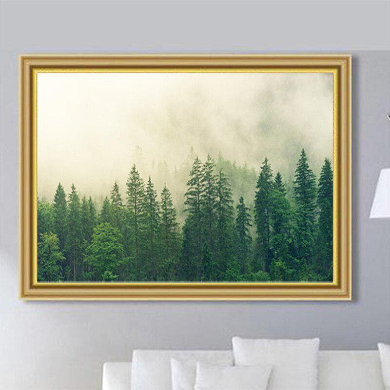 Home Decoration Diamond Painting Diamond Embroidery Frog Forest Scenery Cross Stitch 20X30CM