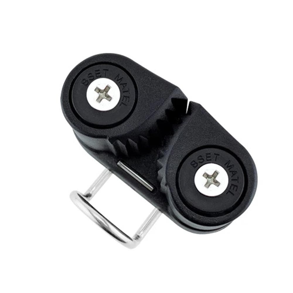 Sailboat Cam Cleat Kayak Pilates Equipment Fast Entry Cam Cleat with Leading Ring black