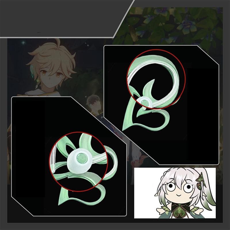 1Pc Akasha Genshin Impact Game Luminous Cosplay Prop Accessory Role Play Headset