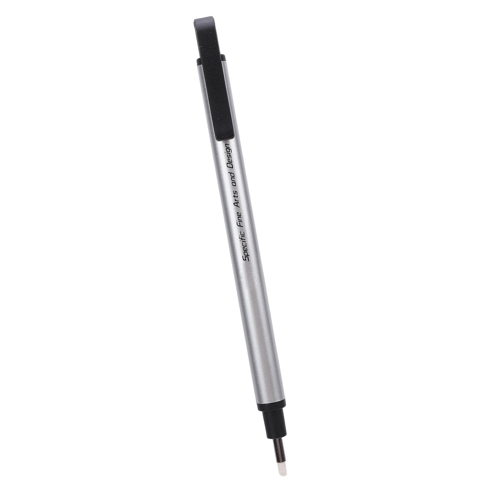 Pen Style Eraser Pencil for Artist Highlight Painting Students Teachers Adult Children Office silver
