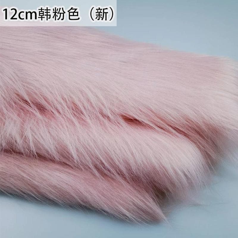 100x180cm Long Faux Fur Fabric Carpet Clothes Doll Plush Stuffed Toy for Needlework DIY Handmade Sewing Accessories 100x180cm