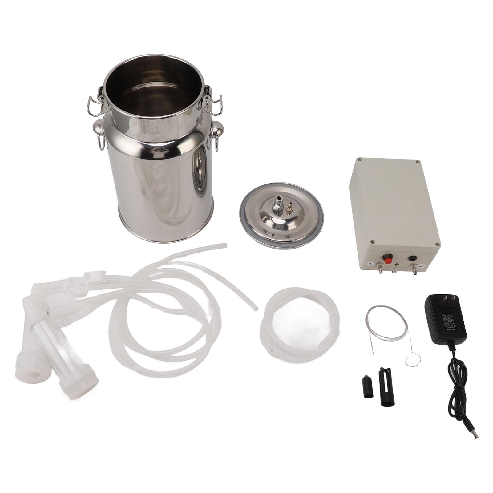 Goat Milking Machine Stainless Steel Folding Handle Automatic Pulsation Vacuum Pump Milker for