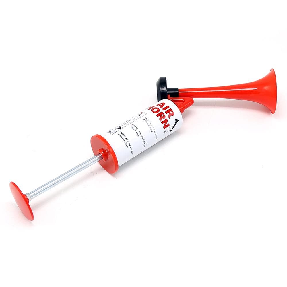 Super Horn Hand Pump Air Horn Cheerleading Soccer Ball Sports Fans Horn Plastic Trumpet with Gas red