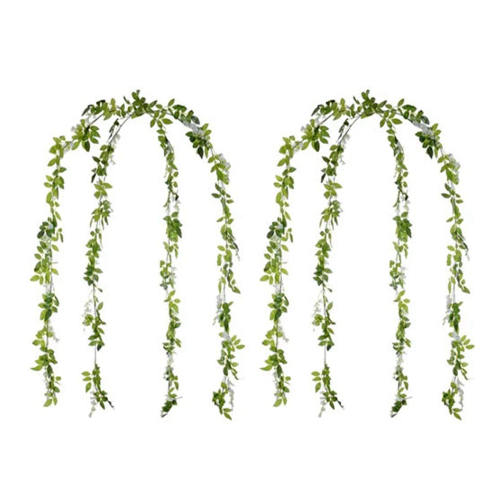 4 Pcs Artificial Wistaria Flower Lifelike Beauty Reusable Simulation Wistaria False Flower