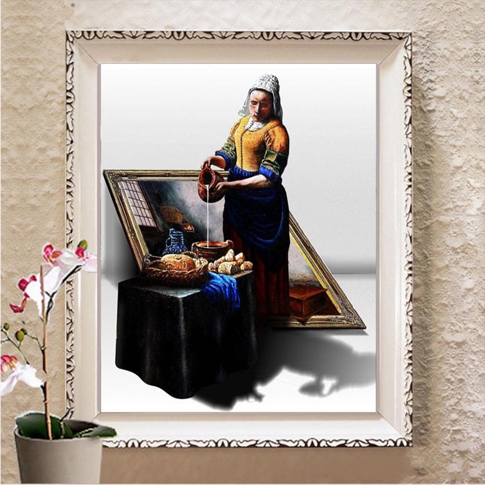 5D DIY Diamond Painting Full Square Cross Stitch Kit Embroidery Diamond Mosaic Picture Rhinestones Decor Gift Full Square 20X30CM