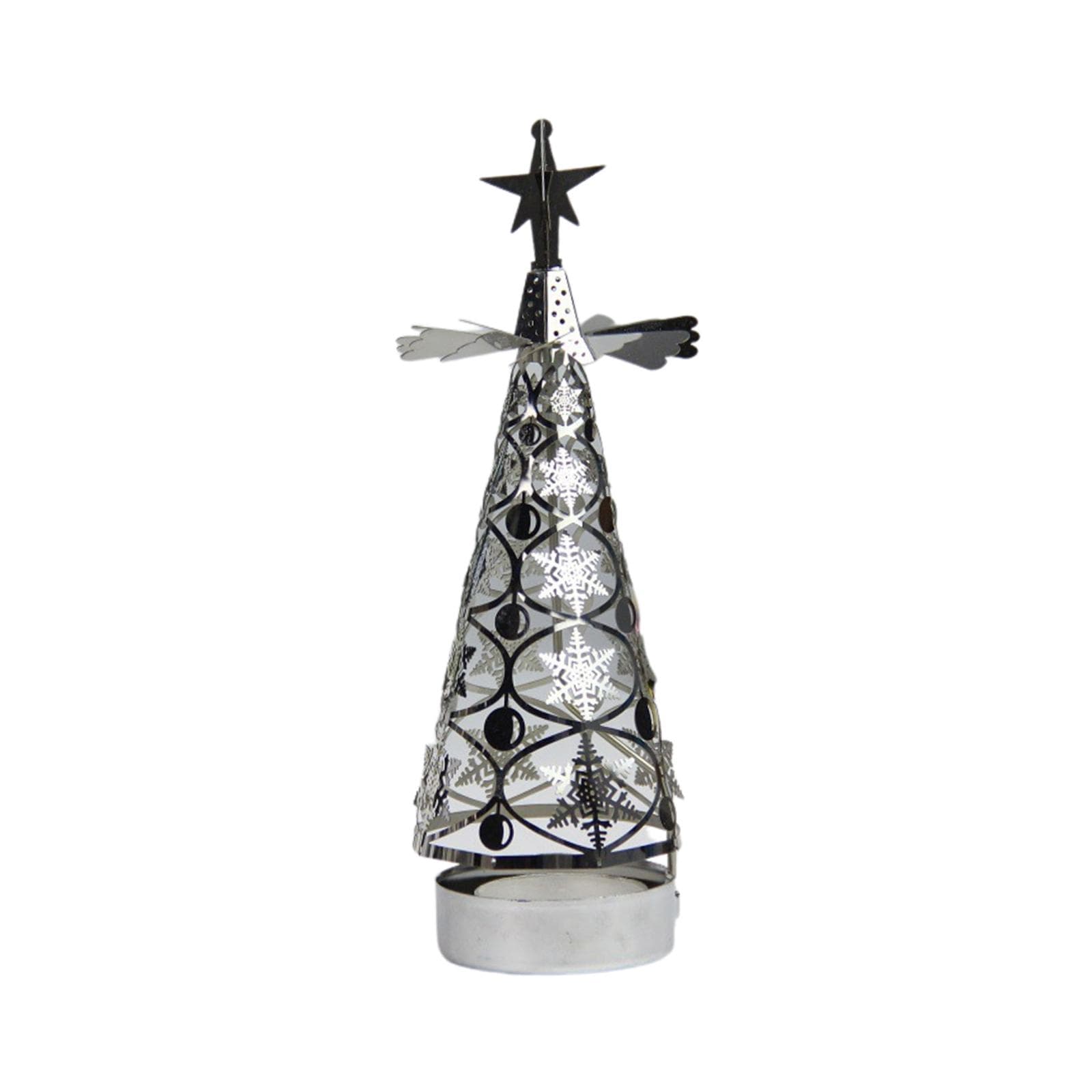 Christmas Aromatherapy Candle Hot Tree Revolving Candle Holder Walking Light