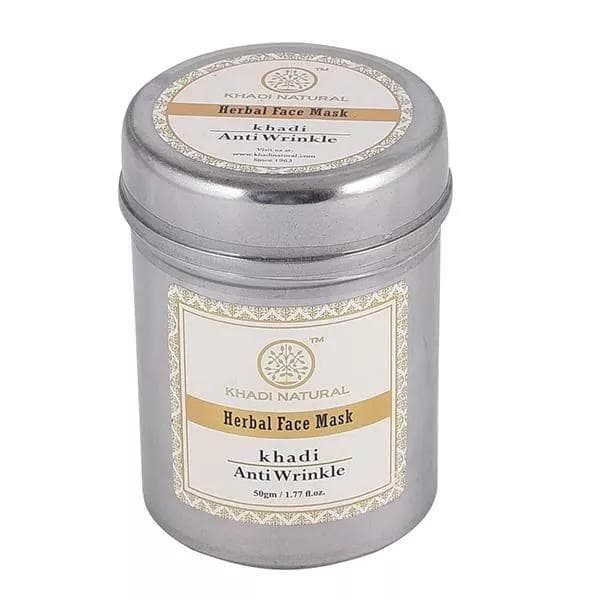 Natural anti-wrinkle face mask (50 g), Herbal Face Mask Anti Wrinkle, Khadi Natural 7.375