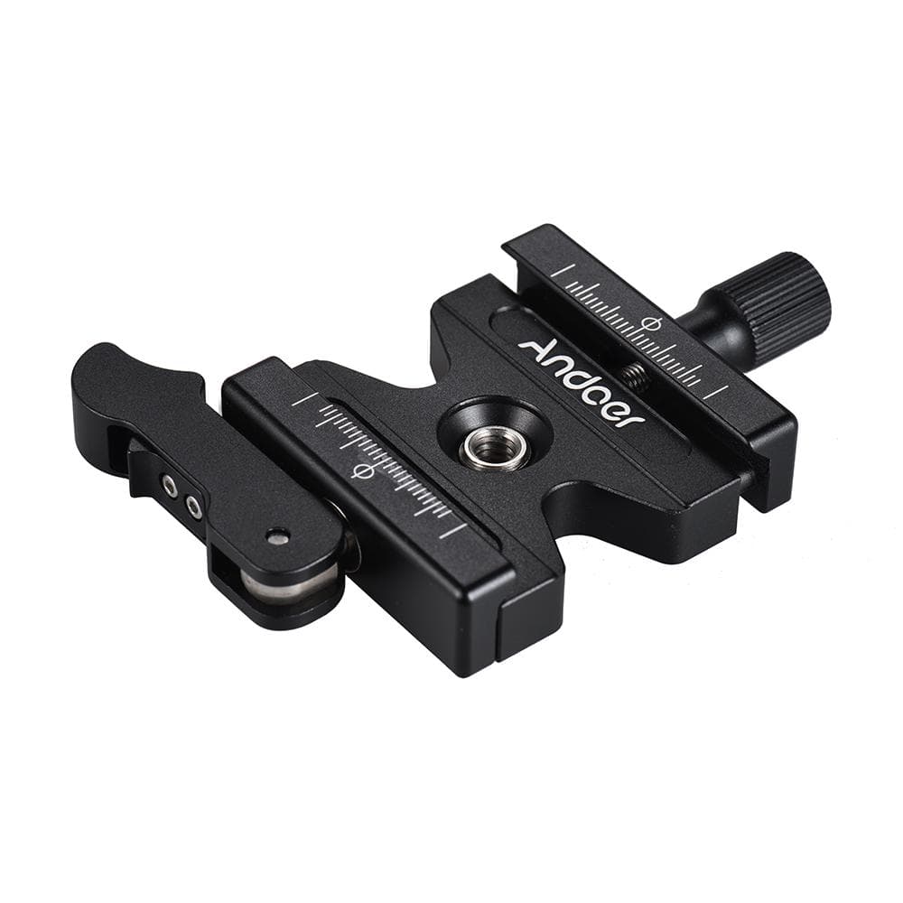 CL-50LS Aluminum Alloy Quick Release Clamp with Adjustable Lever Knob-Type 1/4 & 3/8 Screw