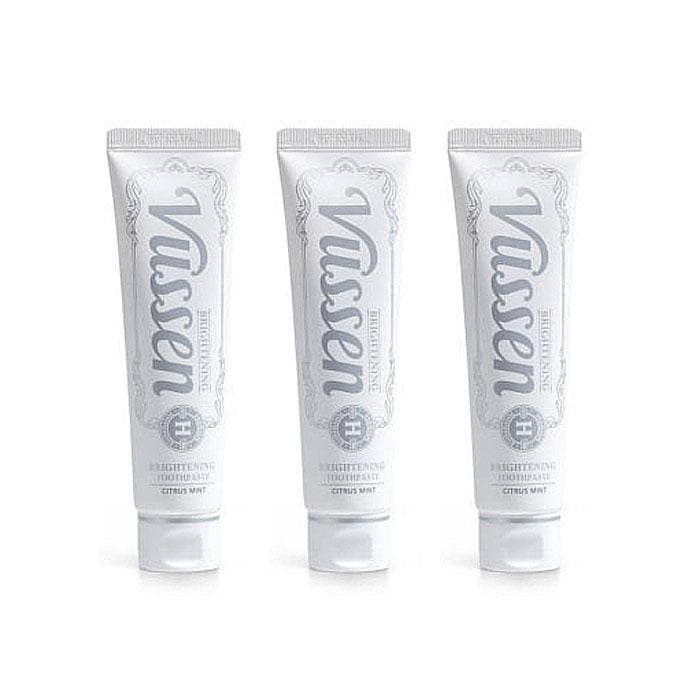Vussen Korean Whitening Toothpaste 3 Pack – Teeth Whitening & Fresh Breath Care Vussen H 120g x 3pc