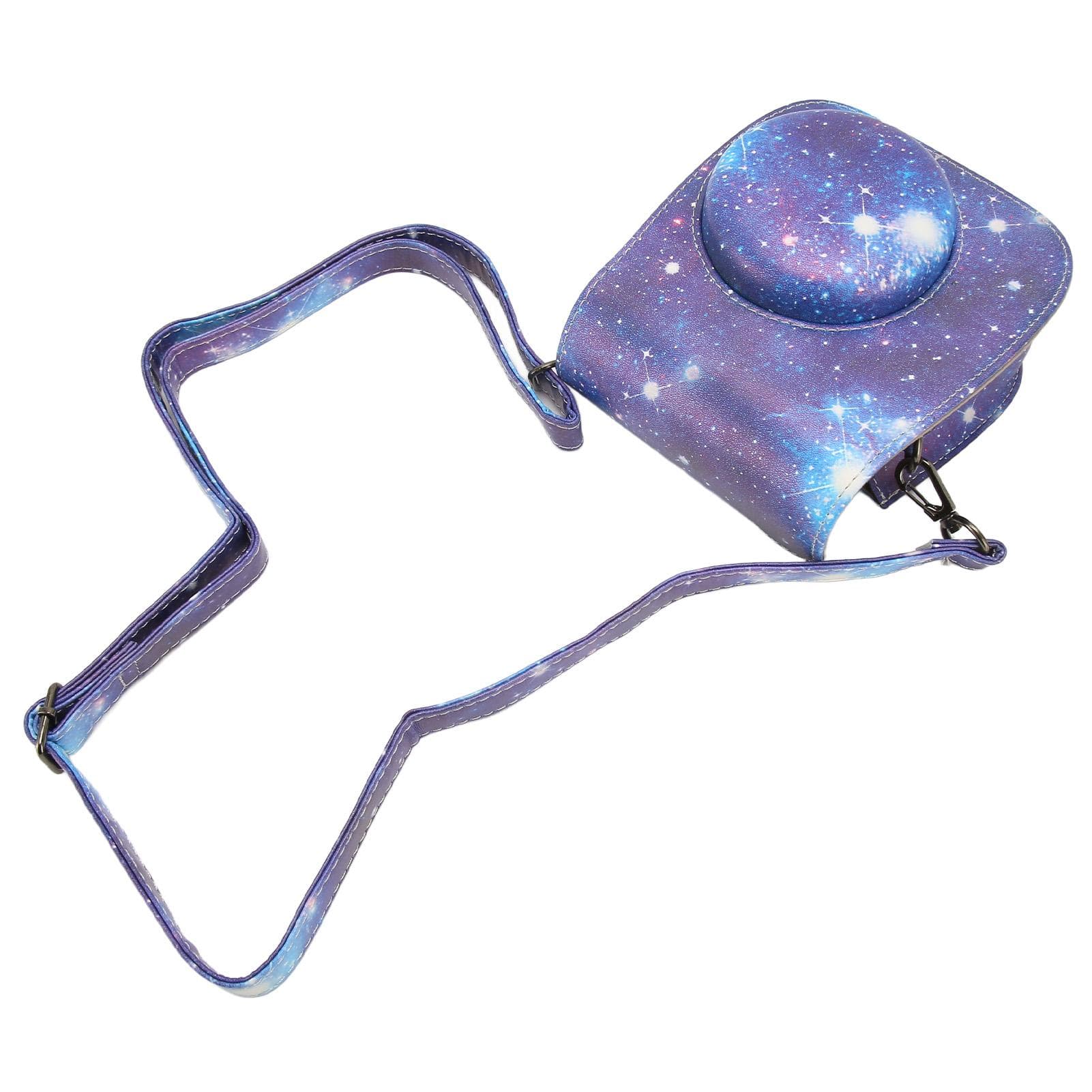Camera Protective Case Portable Adjustable Shoulder Strap PU Leather Camera Bag for Instax Mini 12 star