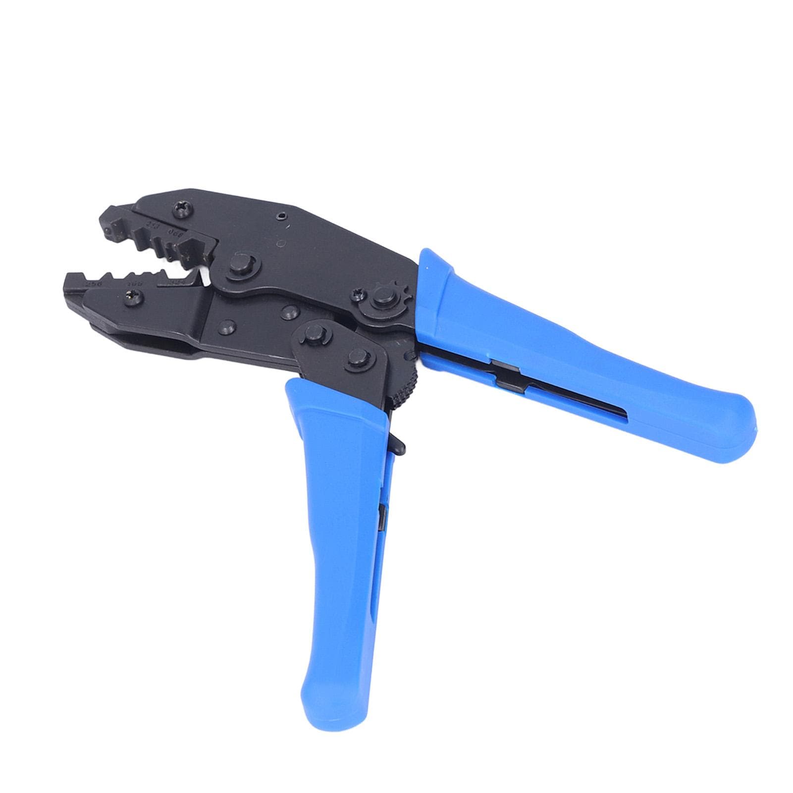 Crimping Pliers Ratchet 5 Hole Hex Coaxial Cable Terminal Cold Compression Crimp Tool