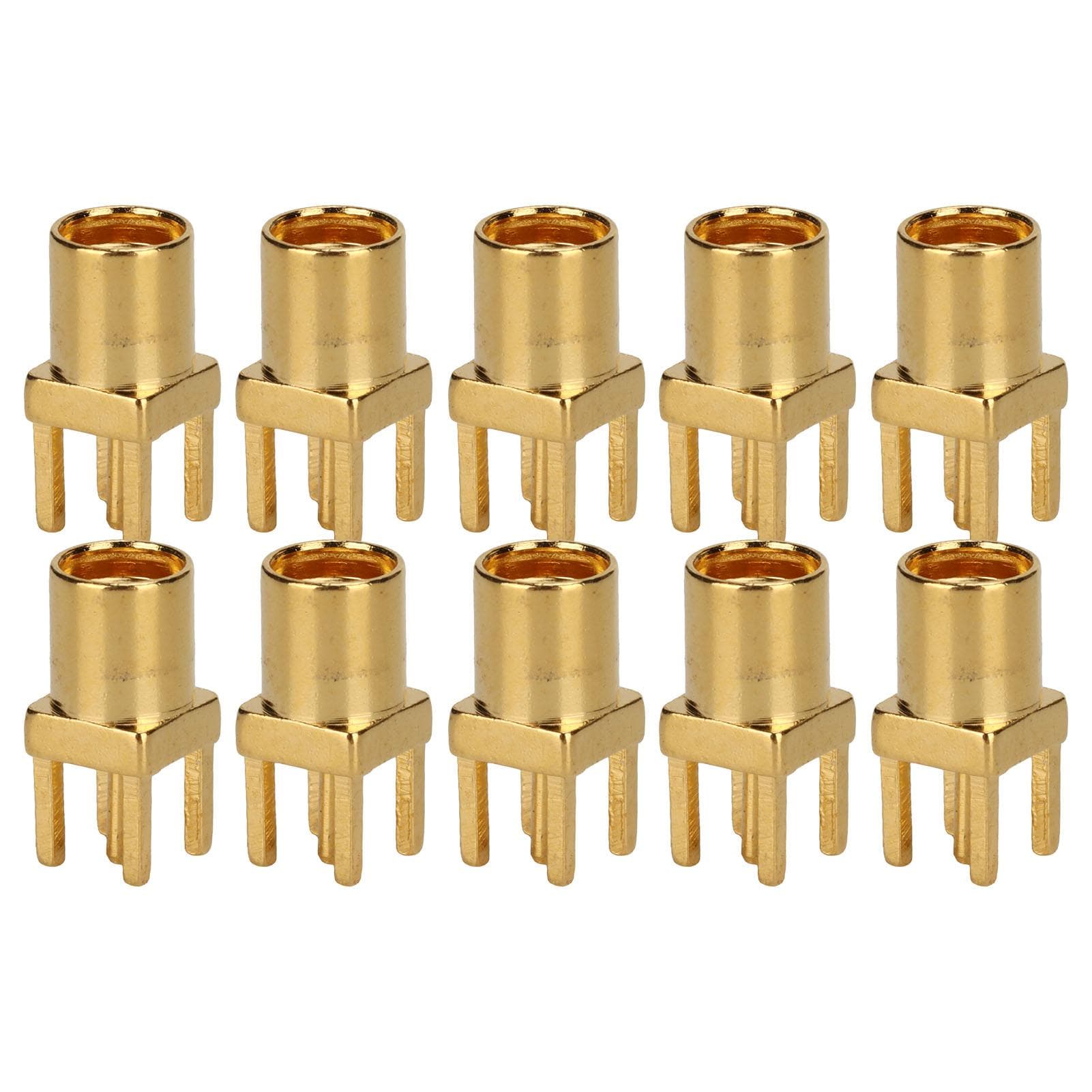 10Pcs MMCX KE Connector Solder Female 4 Pin for PCB Earphone Cable Repair Upgrade Parts