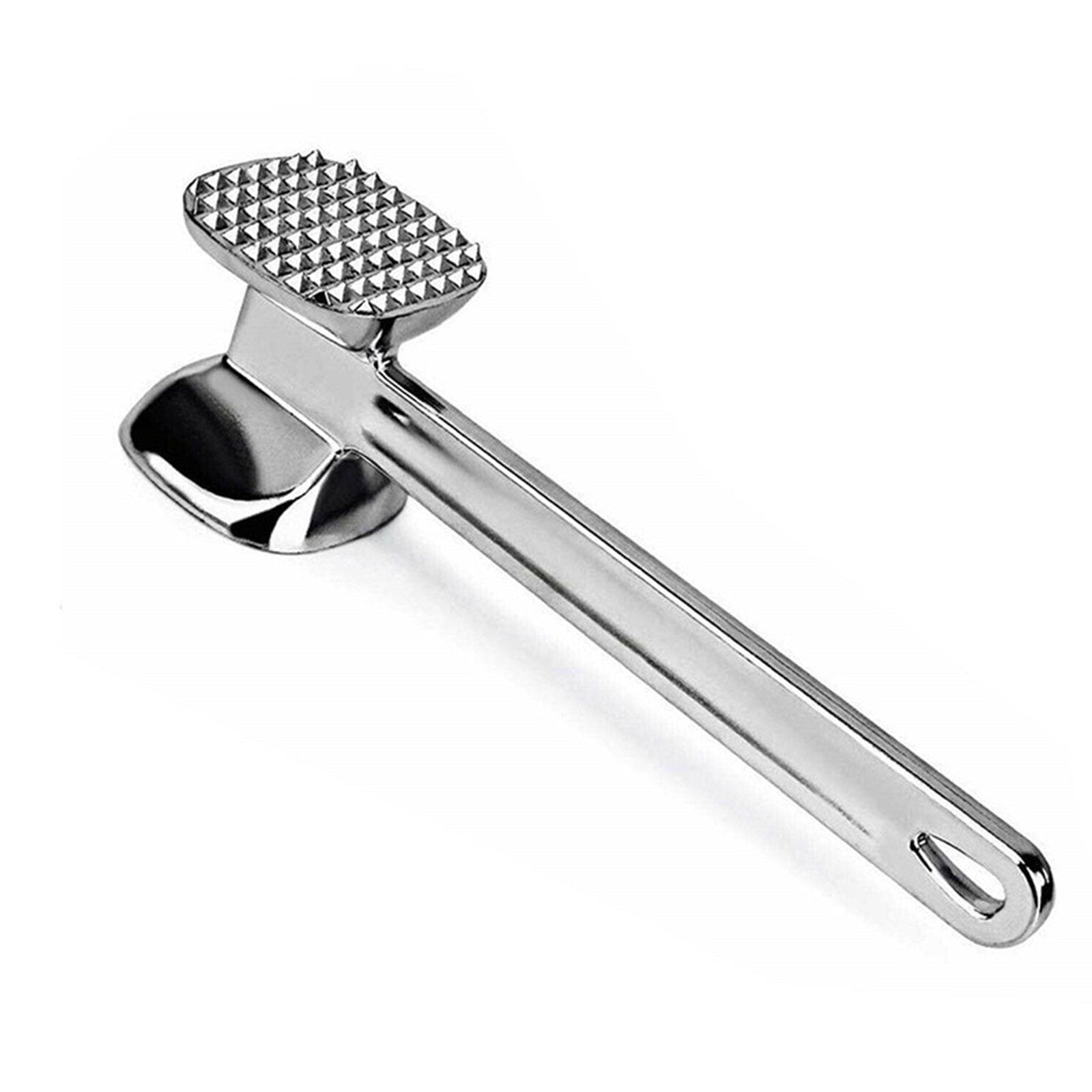 Meat Tenderizer Hammer Tool Dual-Sided Nails Meat Mallet Meat Hammer for Steak Chicken Fish Meat black