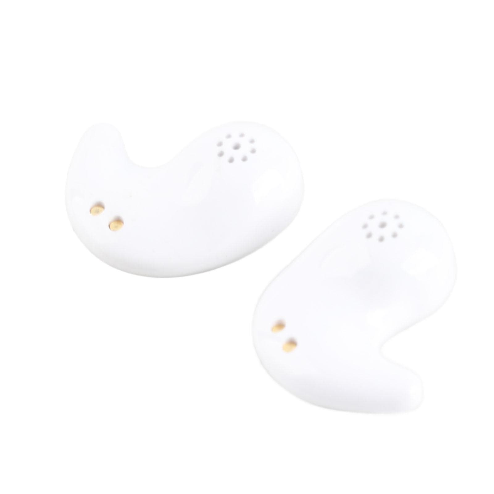 Bluetooth Earbuds with Digital Display Charging Case Stereo Wireless Earphones for Sleep Work Music white
