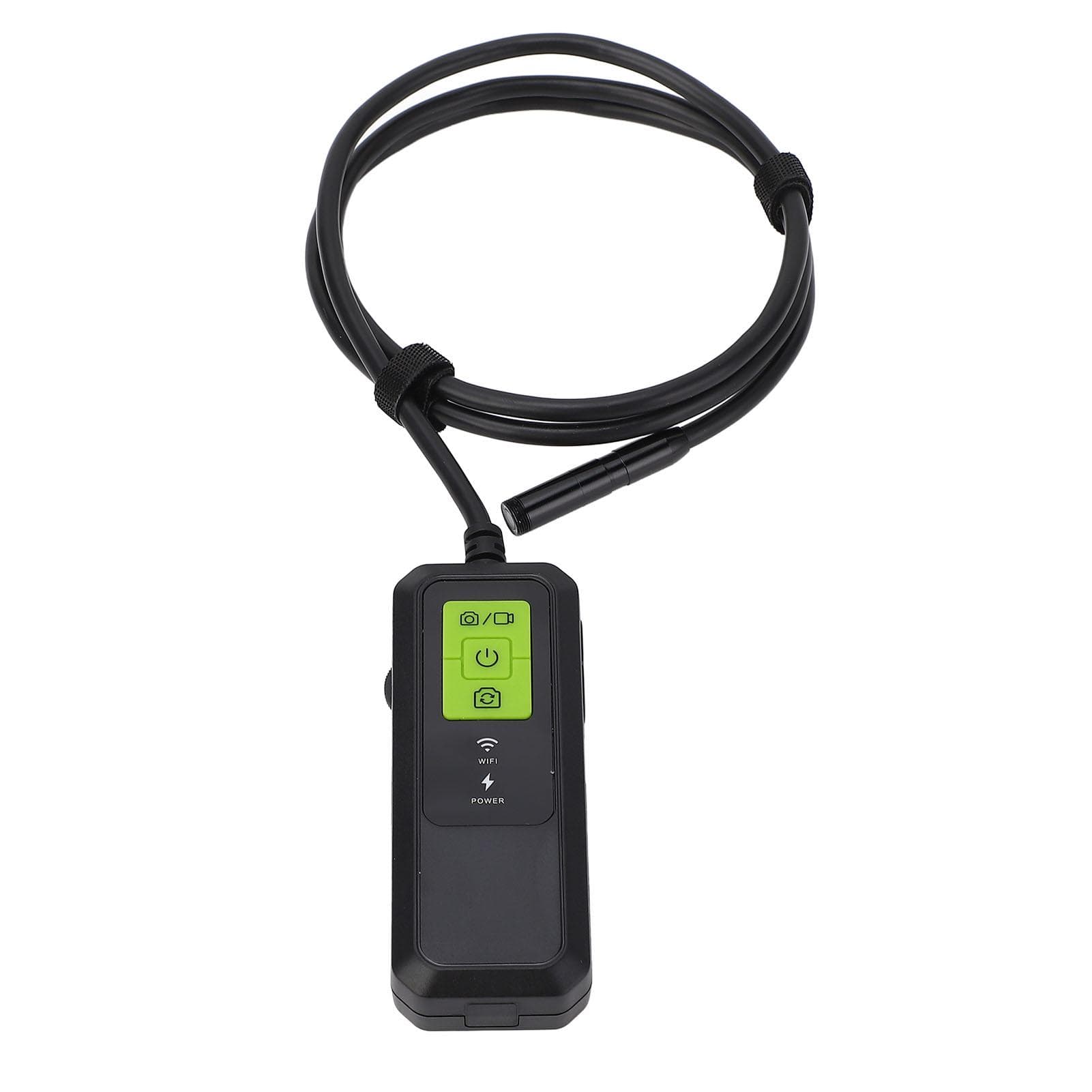 Endoscope Camera with Light WiFi Industrial HD Wireless Portable IP67 Waterproof Borescope Pipe 1m / 3.3ft