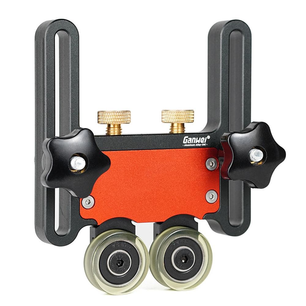 Aluminum Alloy Table Saws Pressing Feeder Guide Board Fixing Bearing Wheel for T Tracks Fence multicolour