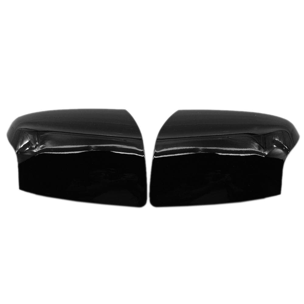 1 Pair of Rearview Mirror Cover Door Wing Mirror Cover Cap Replacement for Ford Focus MK2 20052008 black