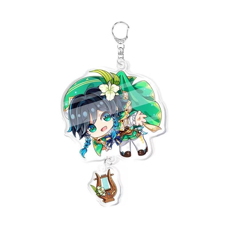 Anime Genshin Impact Game Genshin Impact Cosplay Accessories Key Chain Pendant Cartoon Badge Prop Gift 72
