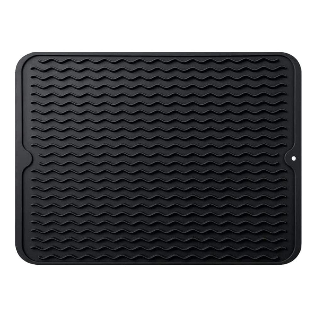 Silicone Drying Mat Silicone Heat Resistant Draining Mat 40 x 30 cm Non Slip Dish Drying Mat