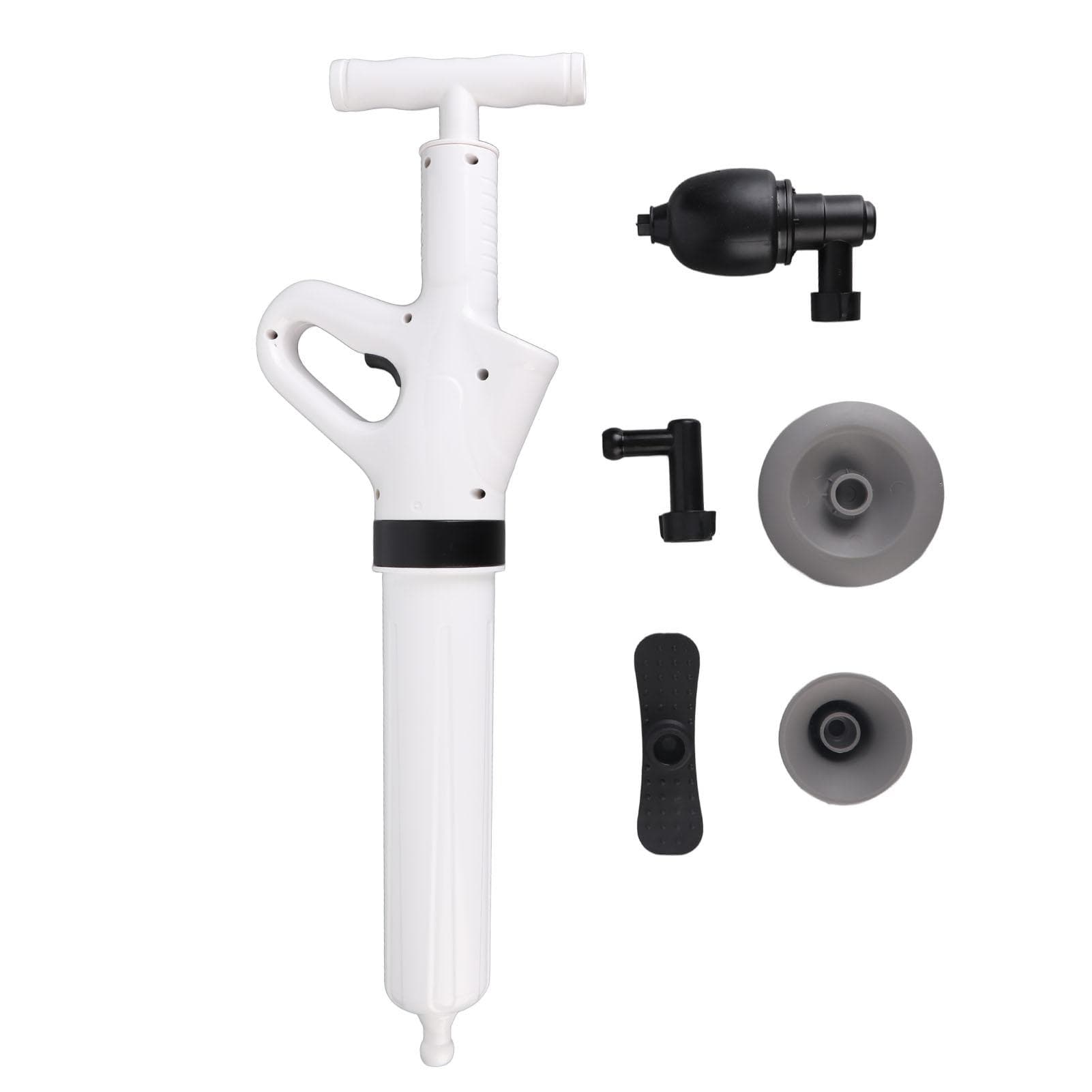 Toilet Plunger Drain Unblocker Dredge Equipment Tool Set Kit for Kitchen Bathroom