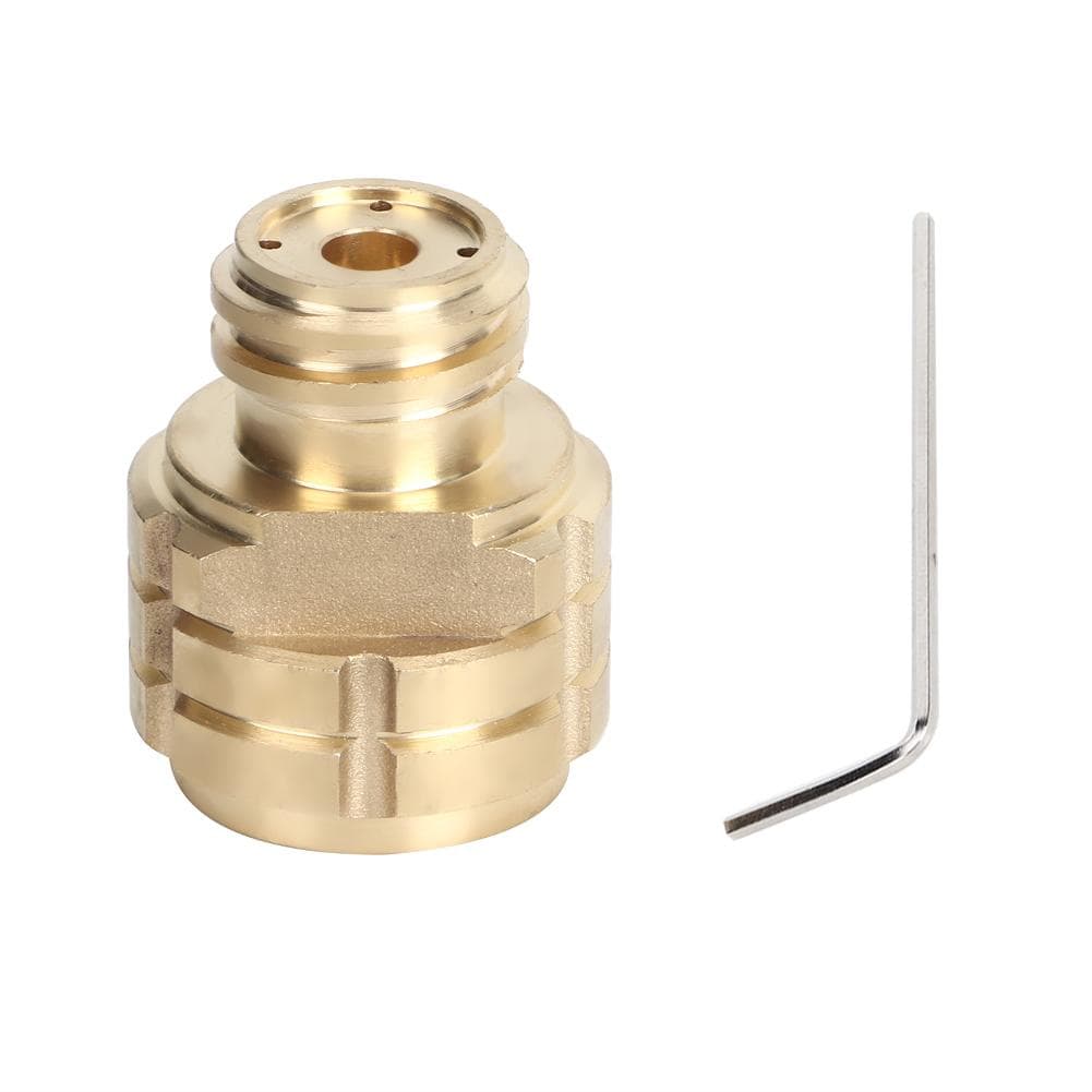 CO2 Cylinder Refill Adapter Female Thread G1/2 to Male Thread TR21-4 for SodaStream Soda Club(Gold ) gold