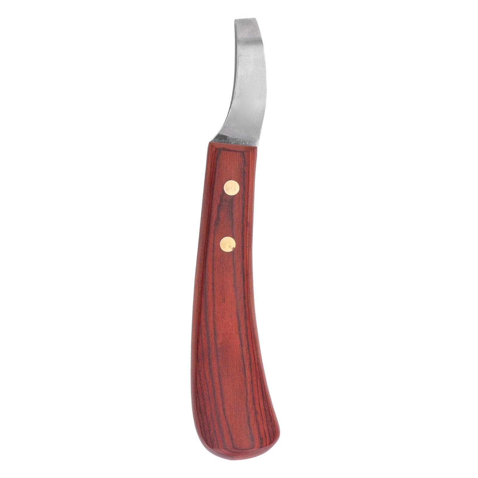 Hoof Trimmer Shears Stainless Steel Blade Rubber Wood Handle Multipurpose Cattle Horse Hoof Cutter
