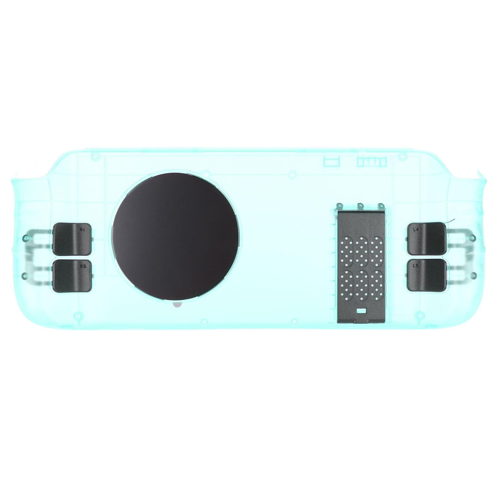 for Steam Deck Back Plate Heat Dissipation DIY Replacement Shell Case External Semiconductor Cooler cyan