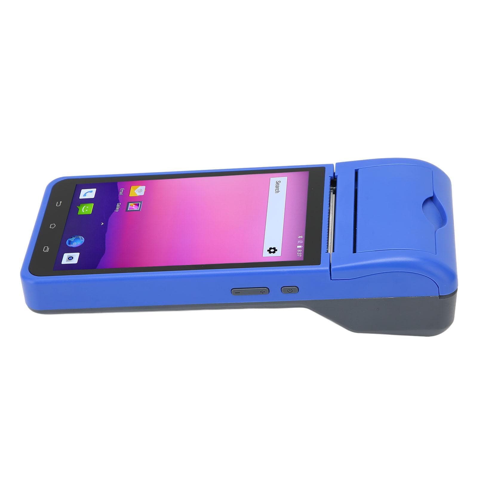 Handheld POS Machine 1280 X 720 HD Screen Thermal Printing Auto Focusing Receipt PrinterUS Plug EU Plug