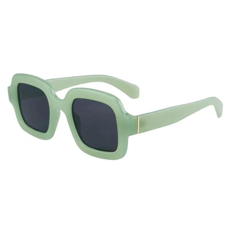 Fashion Square Sun Glasses for Men Women UV400 Protection Outdoor Travel Driving Fishing Sunglasses