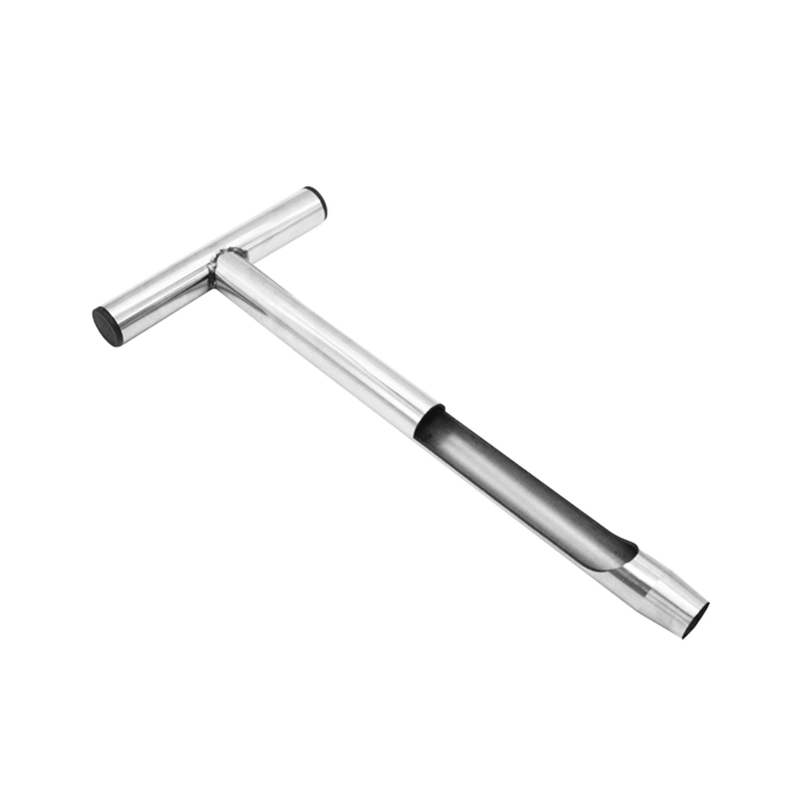 12.8'' Soil Sampler Probe T-style Handle Soil Test Kits with 2Pcs Sample Bags Steel Soil Sampling silver