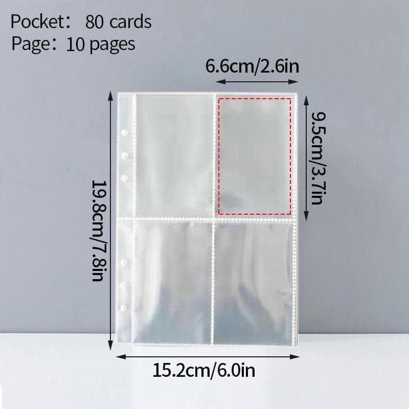 A5 Photo Card Binder DIY Photo Card Collection This Idol Polaroid Album Scrapbook Polaroid Album Binder 10 inner pages/3#