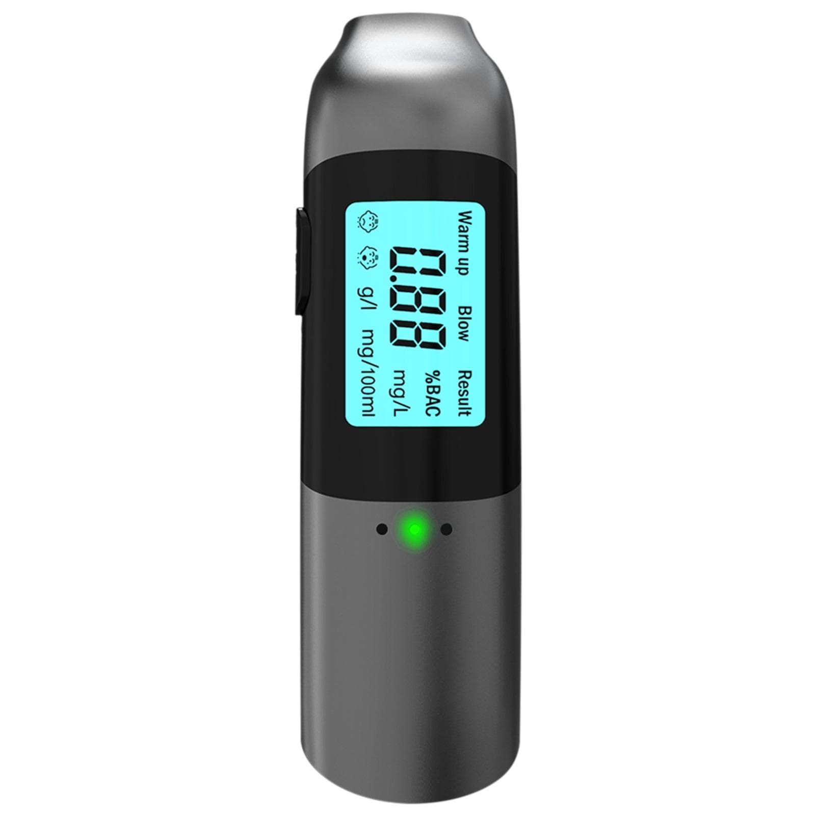 Contactless Breathalyzer, Portable Rechargeable Breath Analyzer with LED Display Voice