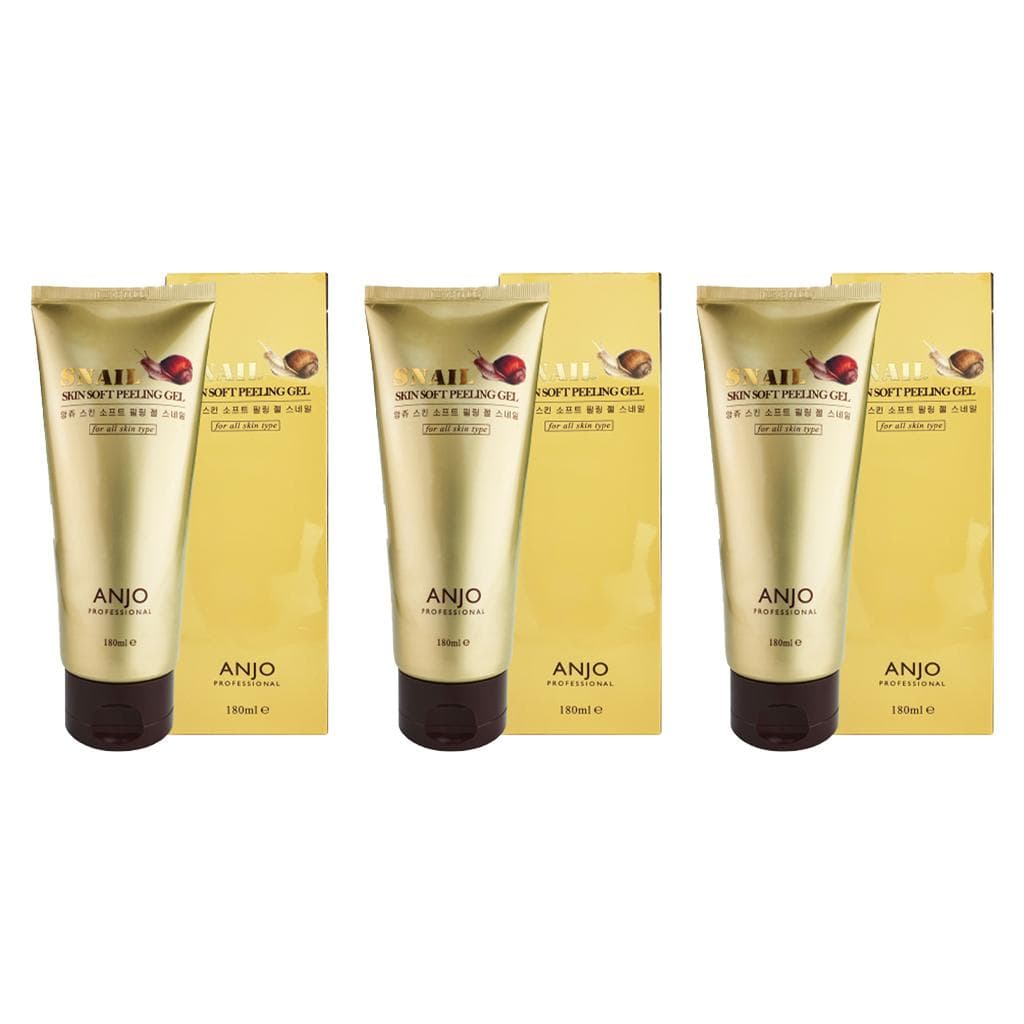 ANJO Snail Skin Soft Peeling Gel 180ml (3 Options) #3PCS