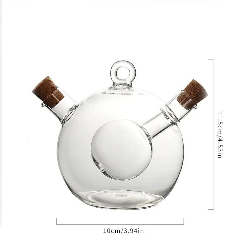 Creative Oil Bottle Dual-use Glass Oil Pot Wine Pot 2-in-1 Bar Household Goods