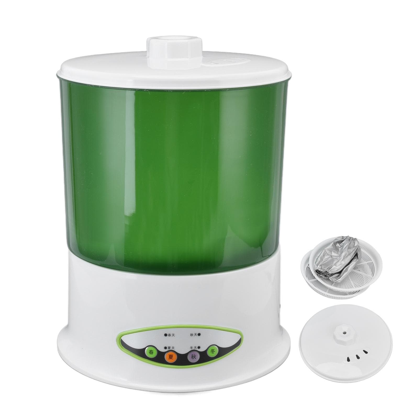 Bean Sprouts Machine Automatic High Capacity 2 Layers Electric Seed Sprouter for Alfalfa Corn