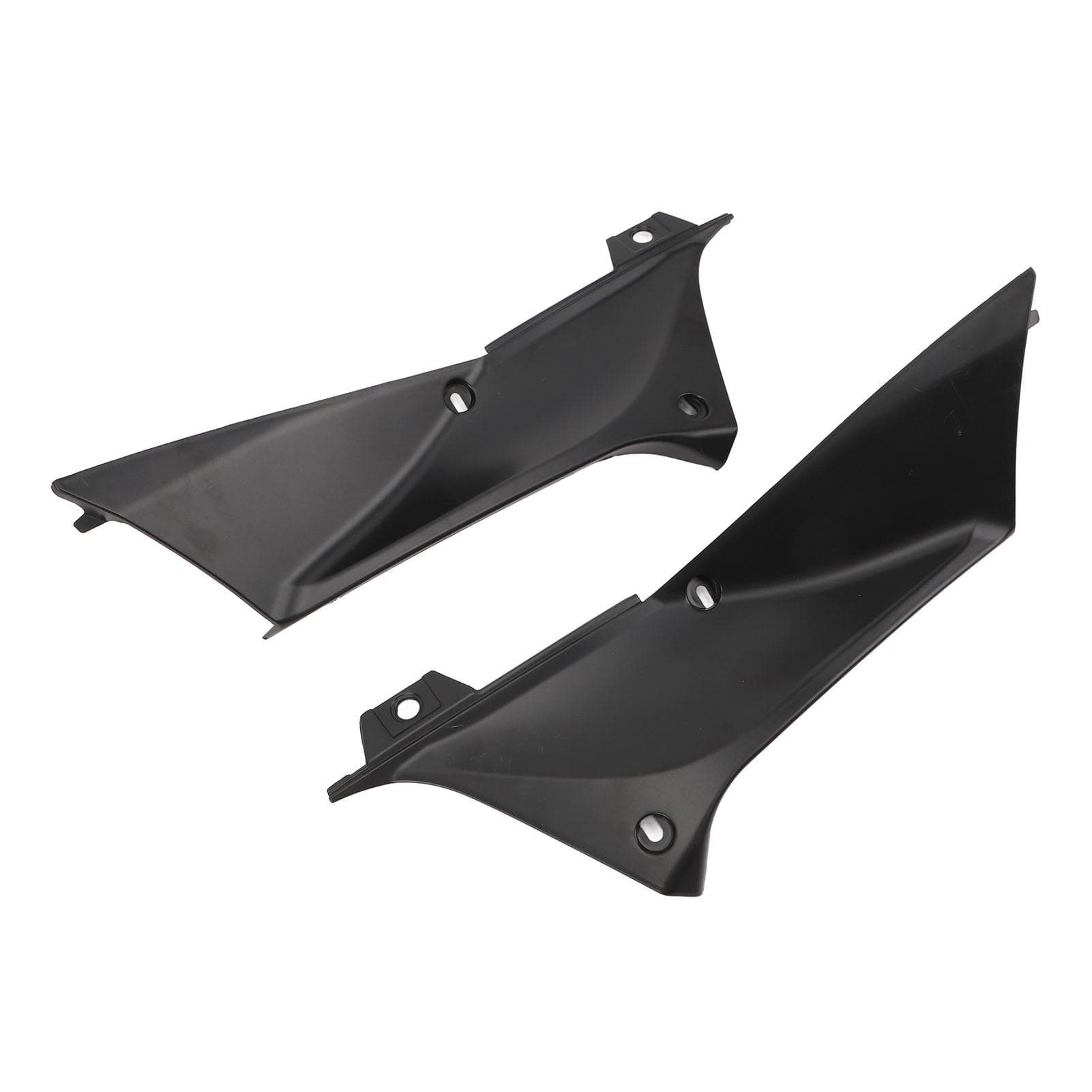 1 Pair Motorcycle Air Duct Tube Cover Insert Fairing Black Tank Side Fairing Cover Panel for YZF R1