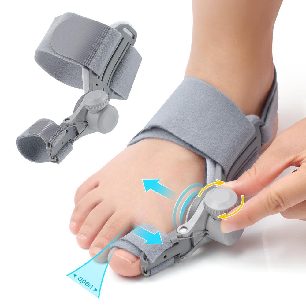 Adjustable Bunion Corrector Rotatable Splint Big Toe Straightener Support Valgus Foot Correction Brace for Outdoor Use