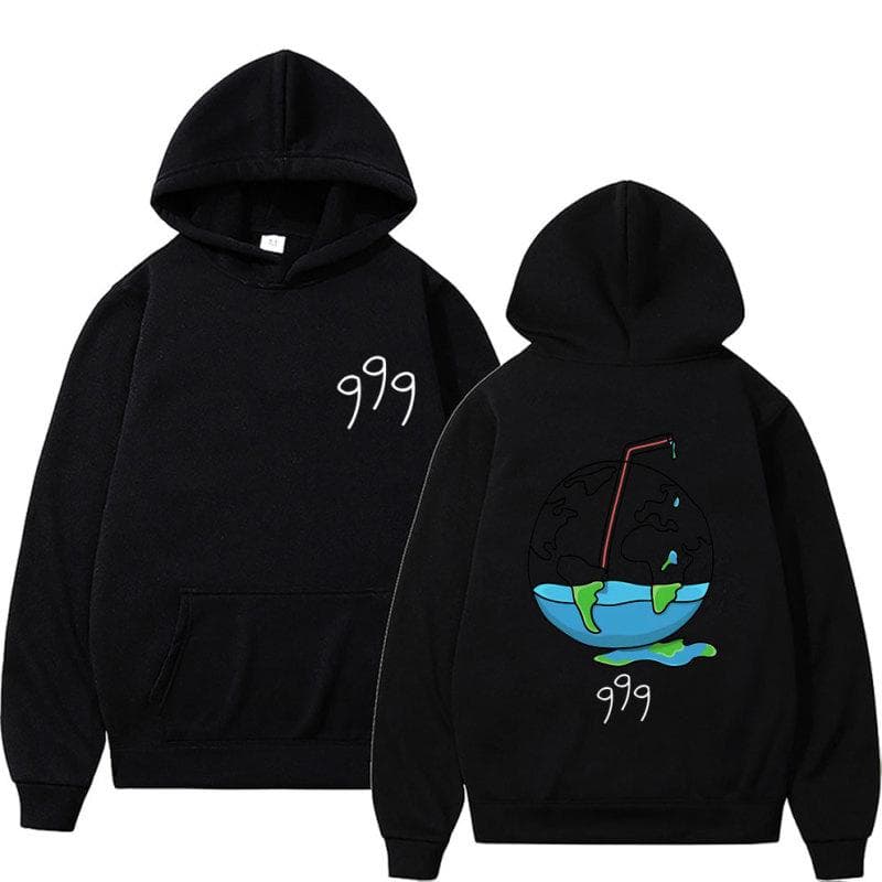 New Rapper Juice Wrld Printed Hoodie Couple Y2k Hoodie Hip Hop Street Hooded Sweatshirt Pullover Unisex Sportswear Clothing M