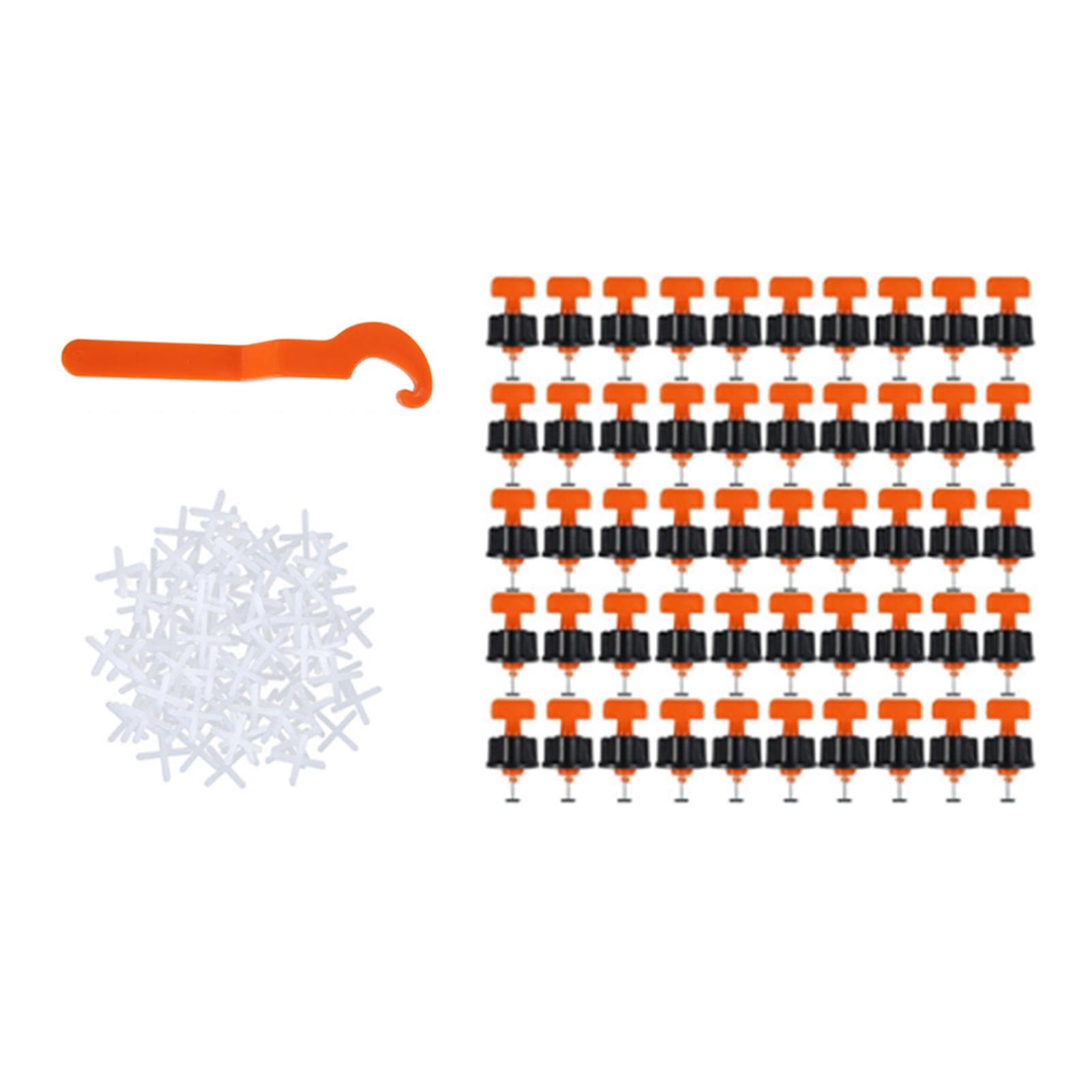151Pcs/Set Ceramic Tile Leveling System Tools Level Tile Spacer Wall Leveler Wedges Spacers 151Pcs