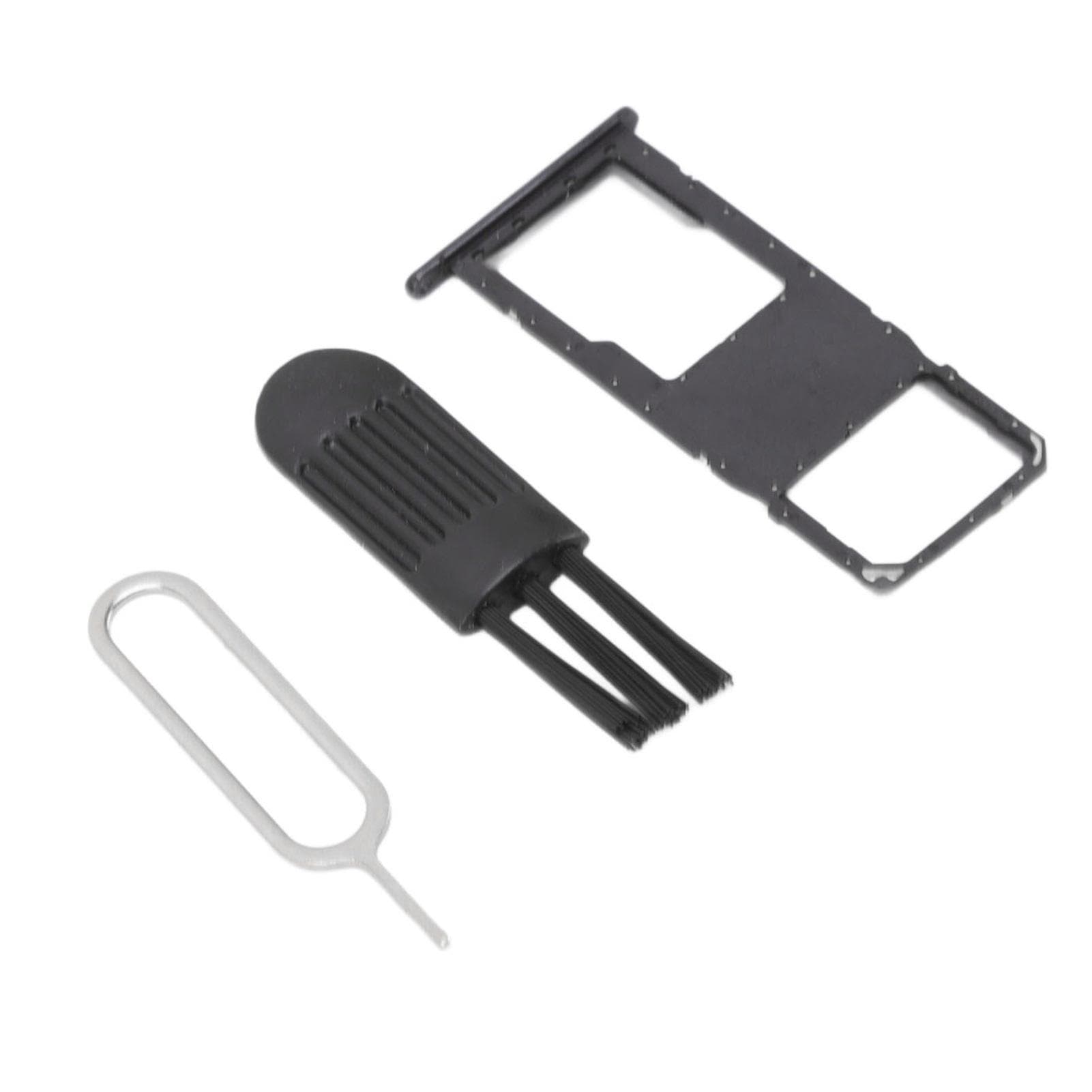 SIM Card Tray Anti Rust SD Card Holder Replacement with Thimble Brush for A11 for Galaxy A115U for