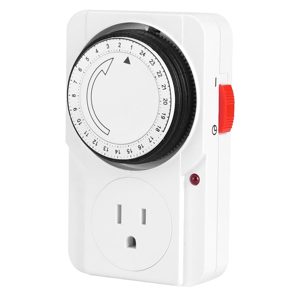 Mechanical Timer Socket 24?Hour Cycle Timing Controller Socket Home Supplies