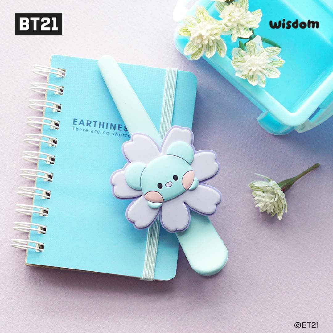 BTS (BangTan Boys) BT21 minini Hair Clip Happy Flower, Official, Original, Authentic, K-POP, idol
