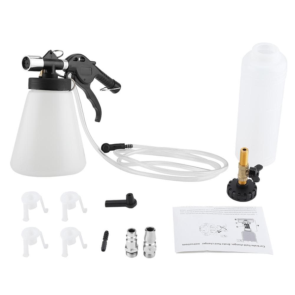 Car Brake Bleeder Bleeding Fluid Change Kit Air Pneumatic Garage Vacuum Tool Set 90120PSI