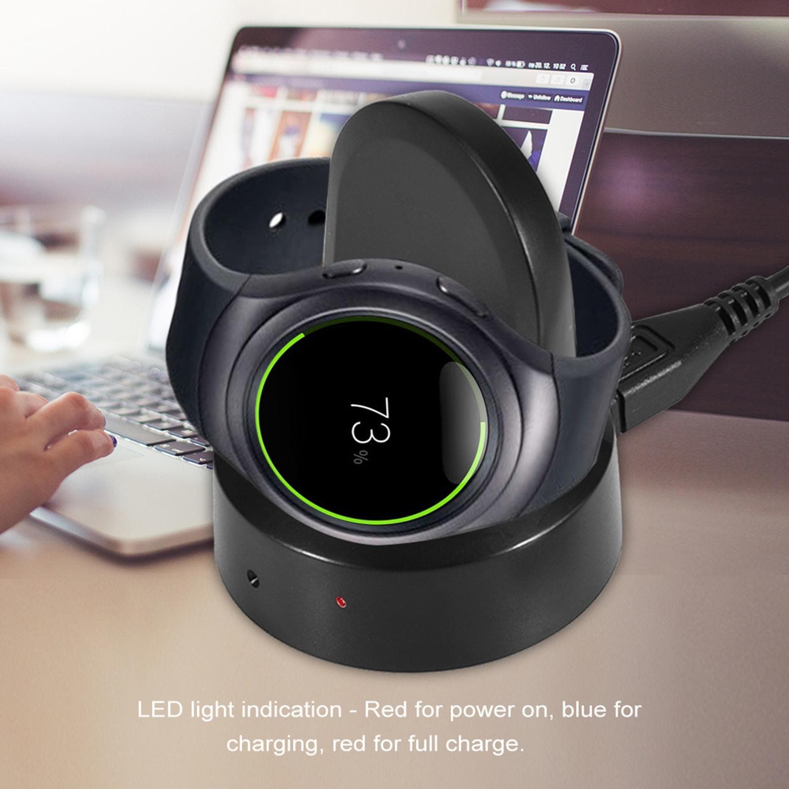 Charging Cradle Charger Dock for Samsung Gear S3 S2 R732 R770 Watch